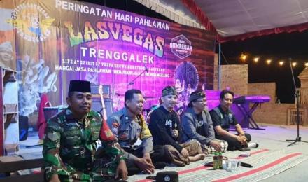 Peringatan Hari Pahlawan Bersama Scooteris Las Vegas Trenggalek Memukau Warga Desa Jajar